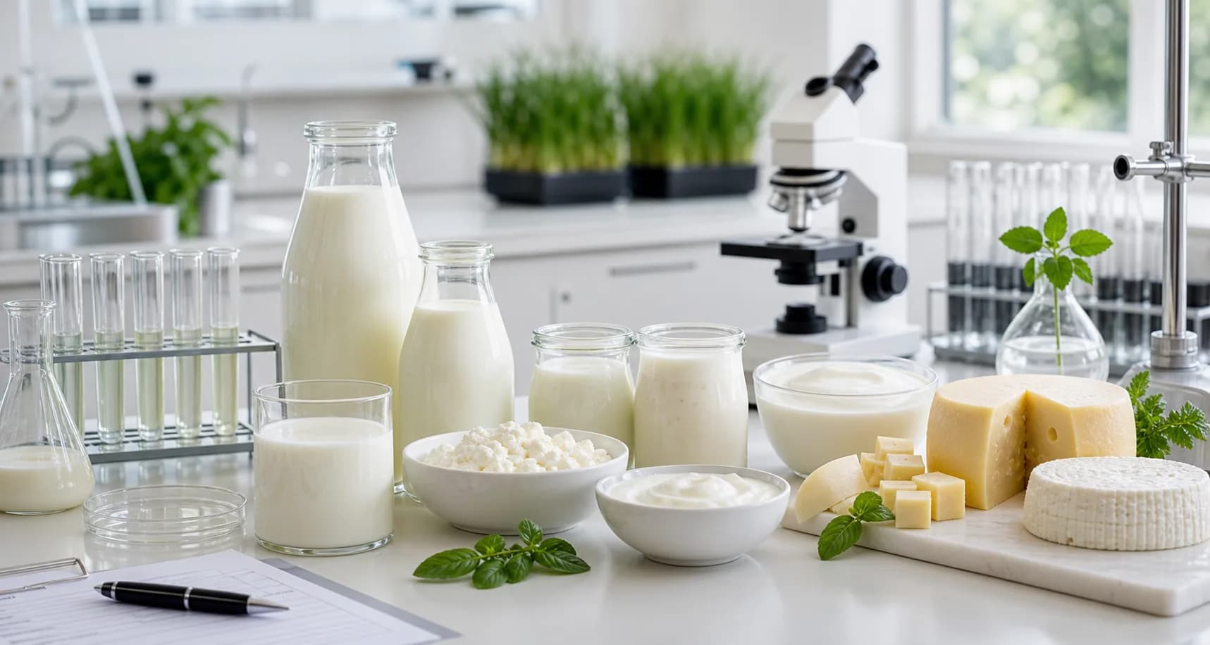 Milk & More quality laboratory and dairy products